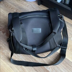 Dagne Dover Black Duffel Bag Medium